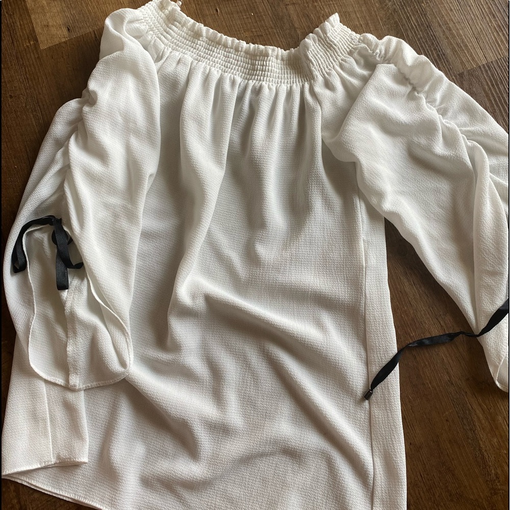 White dress top